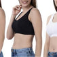 Womens Multicolor Air Bra (Pack of 3)