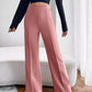 Women's Nontransparent Fabric Classic-Stylish Pant Pink