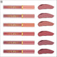 Feel High Metallic Lipstick Set of 6 (Shade A)
