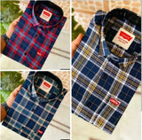 Mens check Shirts in Pack of 3